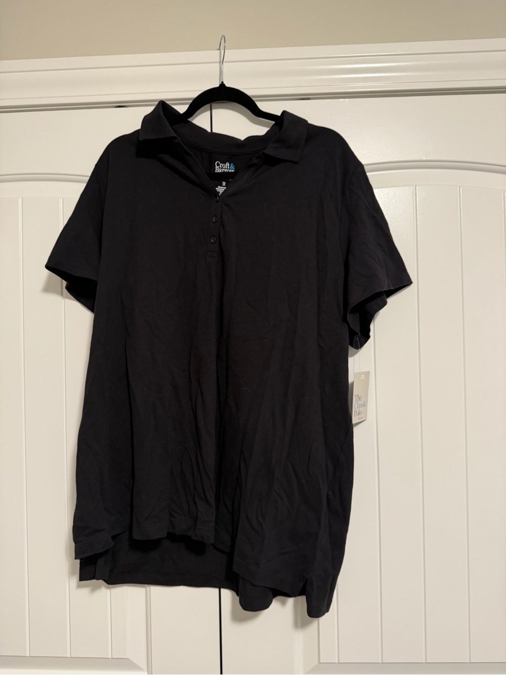 Croft & Barrow Women’s Black Polo Shirt